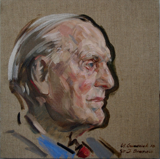 Sir John Bradfield, Oil on Canvas by Ulyana Gumeniuk